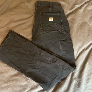 women’s carhartt double front loose fit work pants